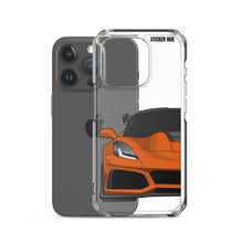 Load image into Gallery viewer, Orange C7 Corvette Zr1 - iPhone Case