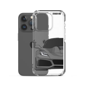 Gray C7 Corvette Zr1 - iPhone Case