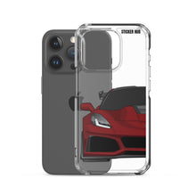 Load image into Gallery viewer, Long Beach Red C7 Corvette Zr1 - iPhone Case