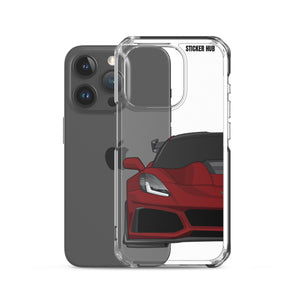 Long Beach Red C7 Corvette Zr1 - iPhone Case