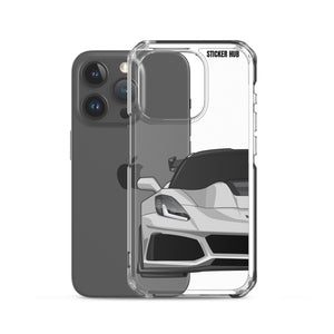 Silver C7 Corvette Zr1 - iPhone Case