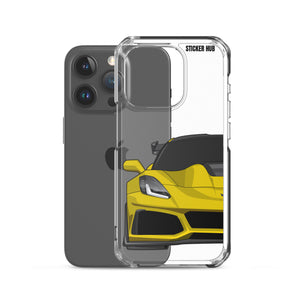 Yellow C7 Corvette Zr1 - iPhone Case