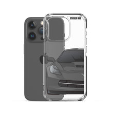 Load image into Gallery viewer, Gray C7 Corvette Stingray - iPhone Case