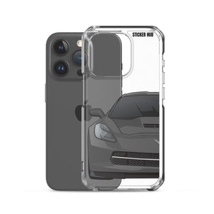 Gray C7 Corvette Stingray - iPhone Case