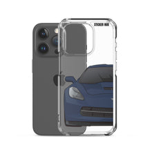 Load image into Gallery viewer, Night Race Blue C7 Corvette Stingray -iPhone Case