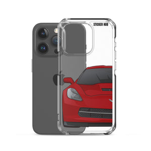 Crystal Red C7 Corvette Stingray - iPhone Case