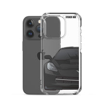 Load image into Gallery viewer, Black C7 Corvette Stingray - iPhone Case