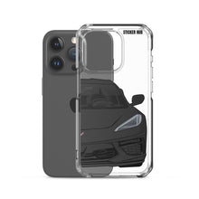 Load image into Gallery viewer, Black C8 Corvette - iPhone Case