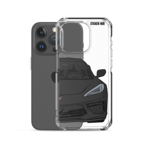 Black C8 Corvette - iPhone Case