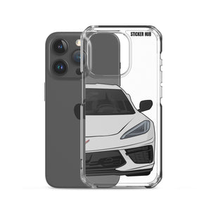 Ceramic Matrix Gray C8 Corvette - iPhone Case