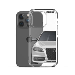 Silver B8 Audi S4 - iPhone Case