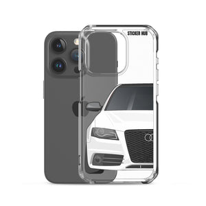 White B8 Audi S4 - iPhone Case