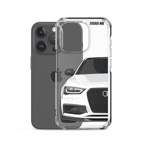 White B8.5 Audi S4 - iPhone Case