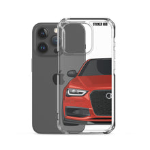 Load image into Gallery viewer, Volcano Red B8.5 Audi S4 - iPhone Case