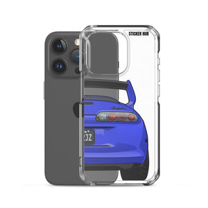 Blue Toyota Supra - iPhone Case