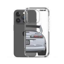 Load image into Gallery viewer, Silver Toyota Supra - iPhone Case