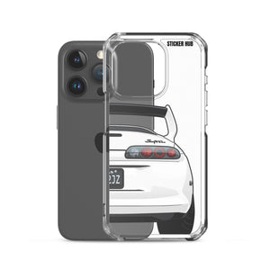 White Toyota Supra - iPhone Case