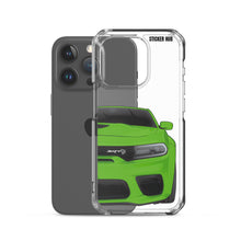 Load image into Gallery viewer, Green Charger Hellcat (Widebody) - iPhone Case