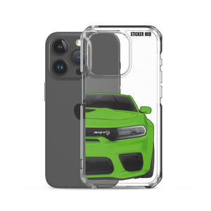 Green Charger Hellcat (Widebody) - iPhone Case