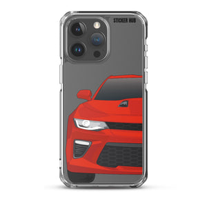 Red 6th Gen Camaro SS - iPhone Case