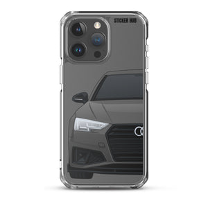 Gray B9 Audi S4 "Facelift" - iPhone Case