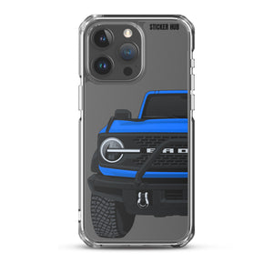 Blue Ford Bronco "First Edition" - iPhone Case