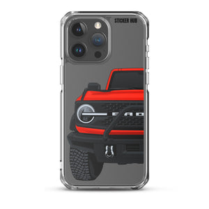 Red Ford Bronco "First Edition" - iPhone Case