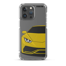 Load image into Gallery viewer, Yellow Lamborghini Huracan - iPhone Case