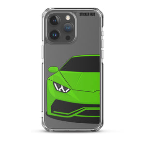 Green Lamborghini Huracan - iPhone Case