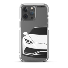 Load image into Gallery viewer, White Lamborghini Huracan - iPhone Case