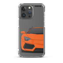 Load image into Gallery viewer, Orange Lamborghini Aventadoor - iPhone Case