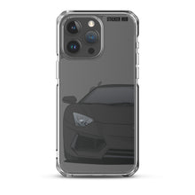 Load image into Gallery viewer, Black Lamborghini Aventadoor - iPhone Case