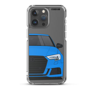 Turbo Blue B9 Audi S3 - iPhone Case