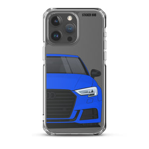 Ara Blue B9 Audi S3 - iPhone Case