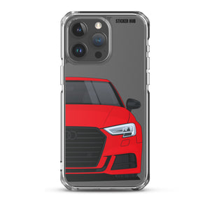 Tango Red B9 Audi S3 - iPhone Case