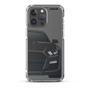 Black 20+ Mustang GT500 - iPhone Case