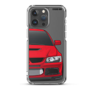 Red Mitsubishi Evo - iPhone Case