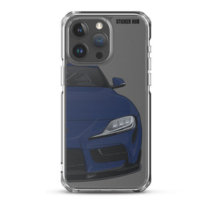 Downshift Blue MKV Toyota Supra - iPhone Case