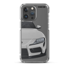 Load image into Gallery viewer, Silver MKV Toyota Supra - iPhone Case