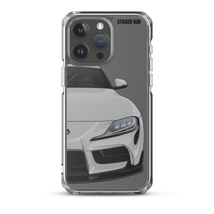 Silver MKV Toyota Supra - iPhone Case