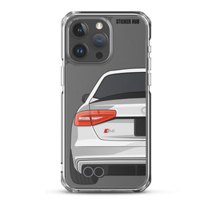 Silver B8.5 Audi S4 - iPhone Case