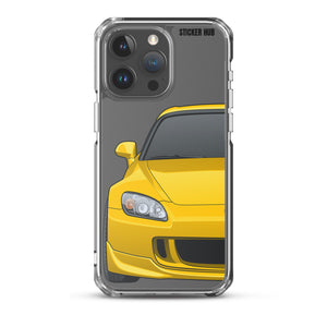 Yellow Honda S2000 - iPhone Case