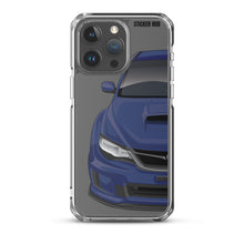 Load image into Gallery viewer, Plasma Blue 09-14 Subaru WRX STI - iPhone Case