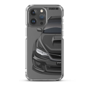 Black 09-14 Subaru WRX STI - iPhone Case