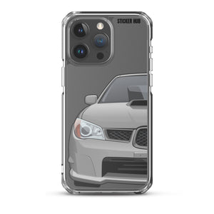 Crystal Grey 06-07 Subaru WRX STI - iPhone Case