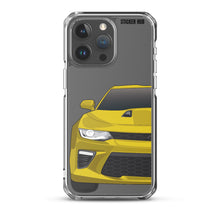 Load image into Gallery viewer, Yellow 6th Gen Camaro SS - iPhone Case