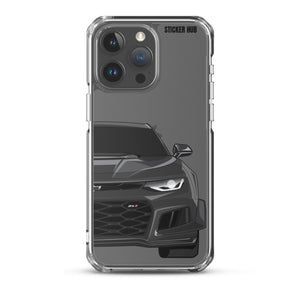 Black 6th Gen Camaro ZL1 1LE - iPhone Case