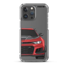 Load image into Gallery viewer, Red Hot 6th Gen Camaro ZL1 1LE - iPhone Case