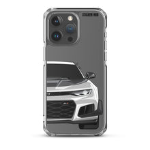 Load image into Gallery viewer, Silver 6th Gen Camaro ZL1 1LE - iPhone Case