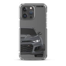 Load image into Gallery viewer, Gray 6th Gen Camaro ZL1 1LE - iPhone Case